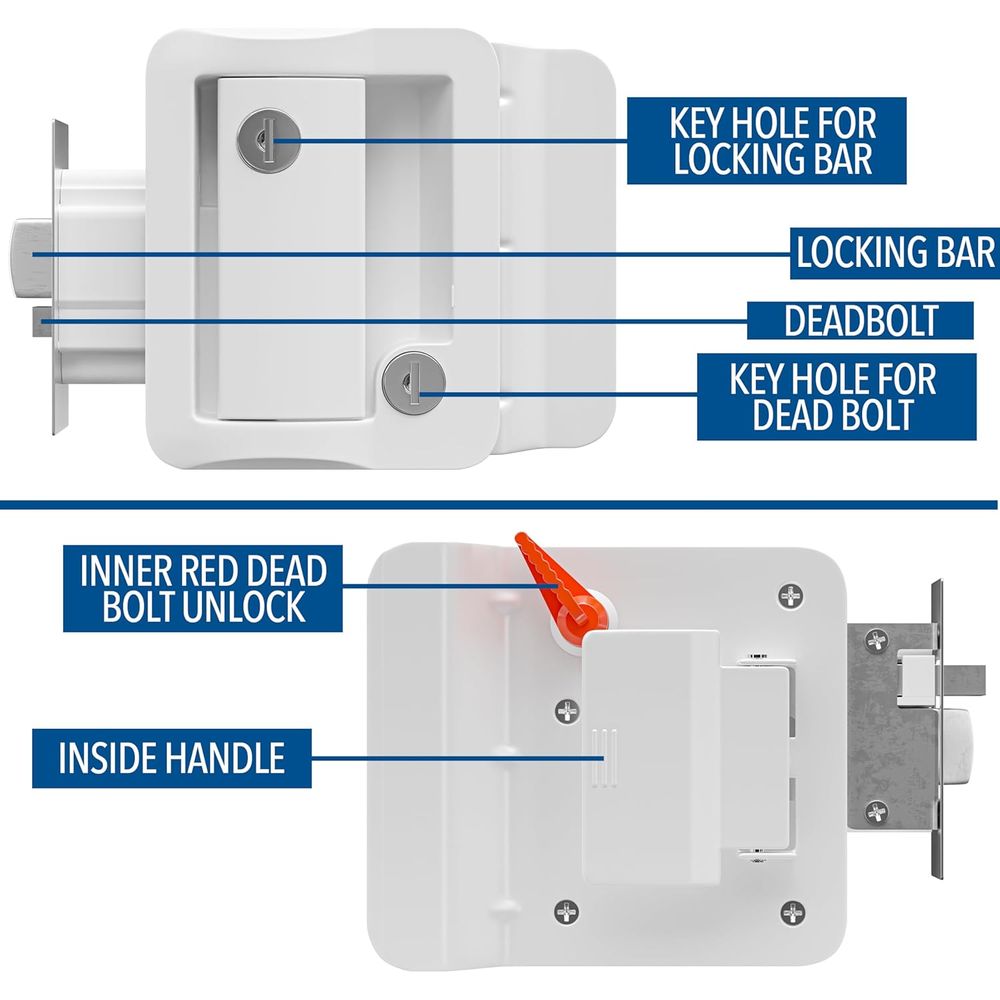 RV Door Lock Replacement with  - Door Handle review and price