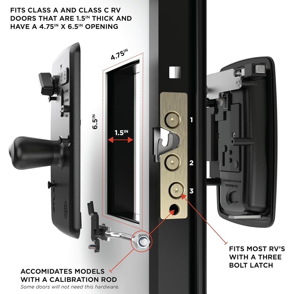 Atlas RV Door Lock for Class A - Door Lock review and price