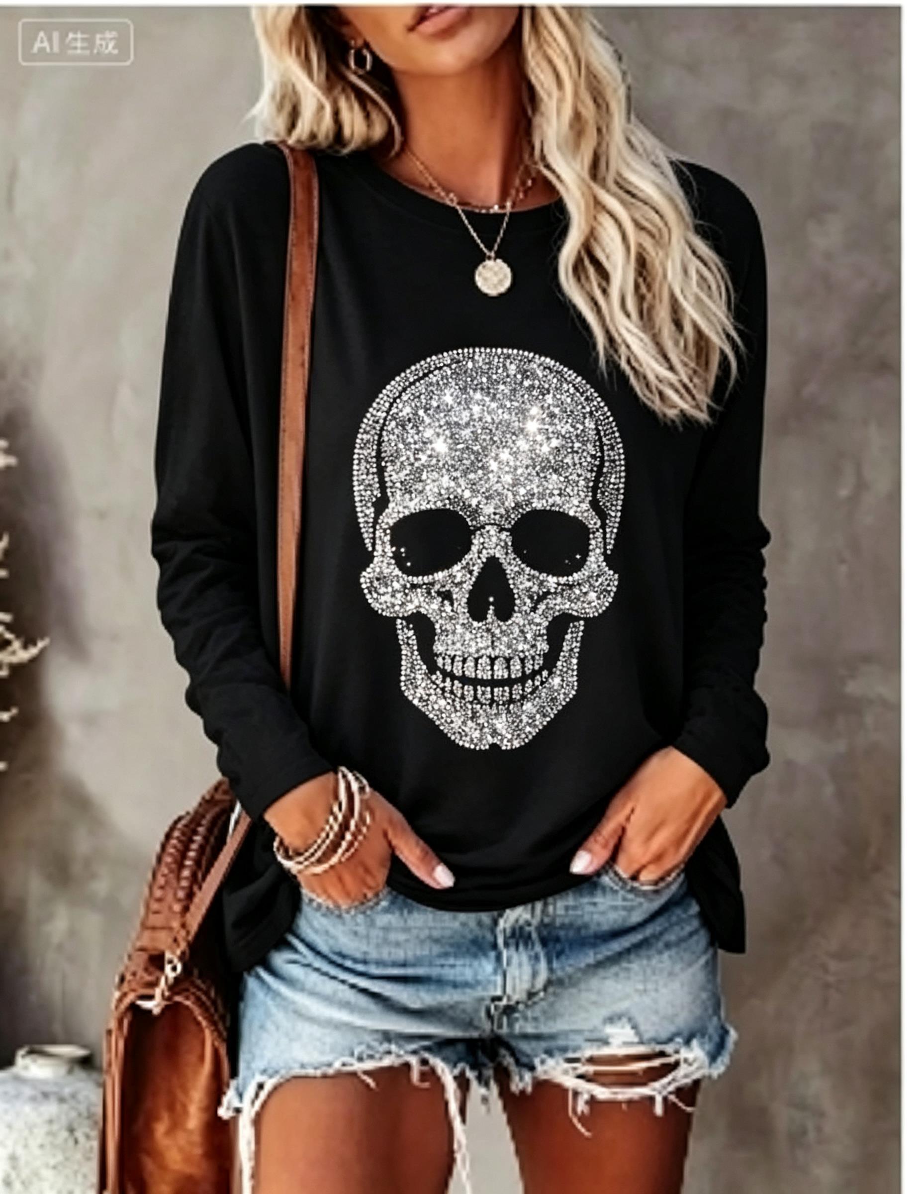 Women Long Sleeve T‑Shirt Simu - Wallpaper review and price