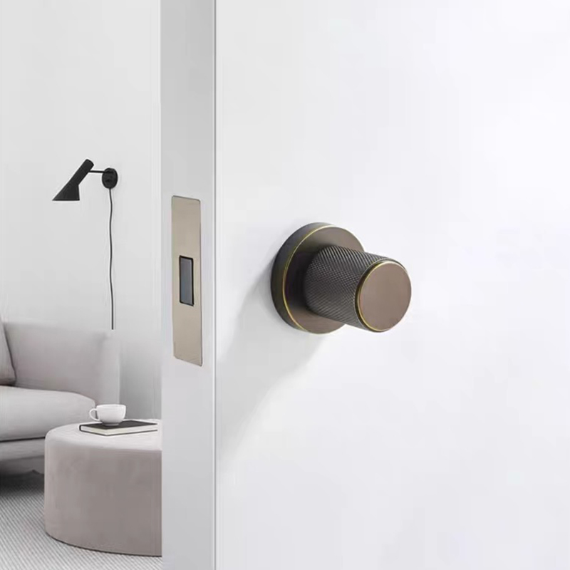 Modern Wooden Gold Silent Roun - Door Handle review and price